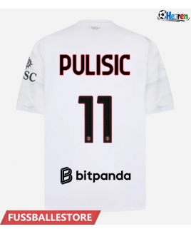 Günstige AC Milan Christian Pulisic #11 Auswärtstrikot 2026-27 Kurzarm